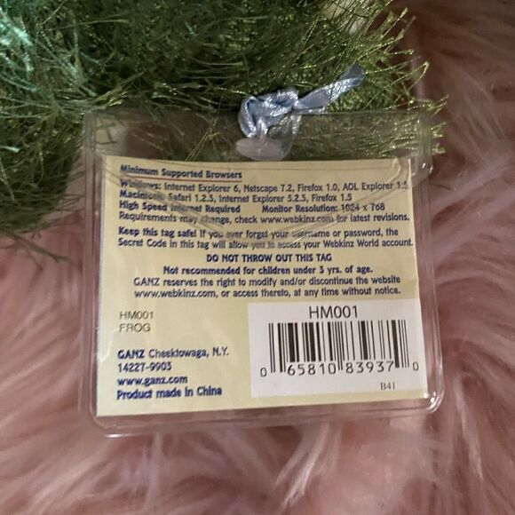 *NWT* (2)  Webkinz  Frog Plush - Picture 3 of 3